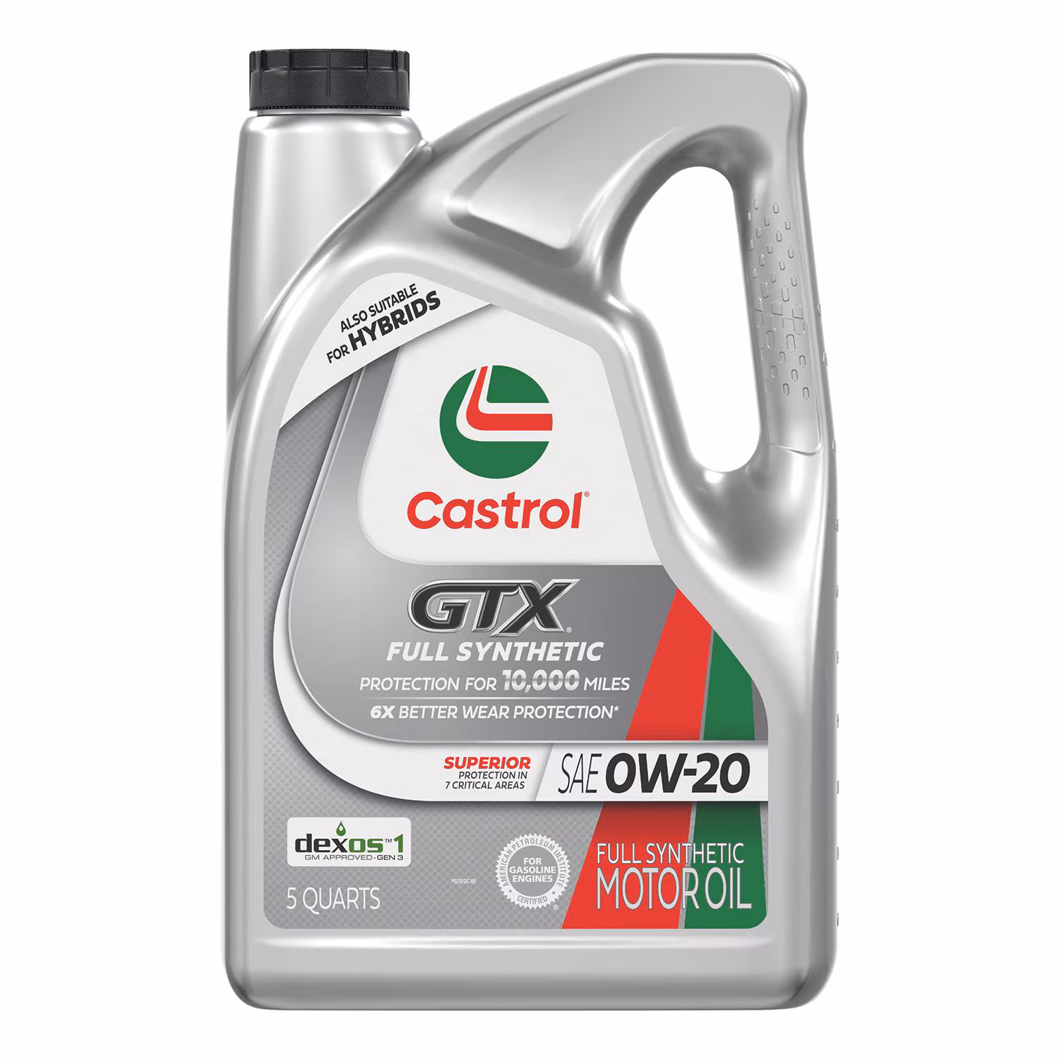 Castrol GTX FS Full Synthetic 0W-20 Motor Oil (5 Quart x 3)