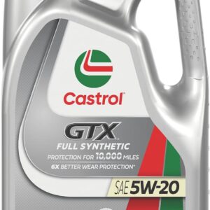 Castrol GTX FS Full Synthetic 5W-20 Motor Oil (5 Quart x 3)