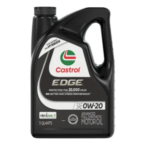 Castrol EDGE 0W-20 Advanced Full Synthetic Motor Oil, (5 Quarts x3)